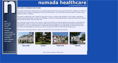 Desktop Screenshot of numadahealthcare.co.uk