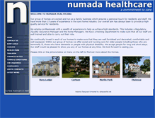 Tablet Screenshot of numadahealthcare.co.uk
